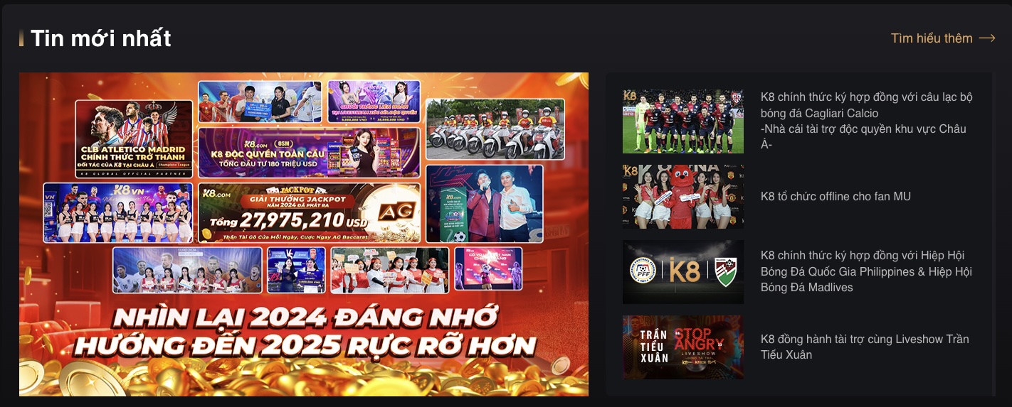 Điểm nhấn K8
